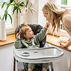 Стілець для годування MoMi YUMTIS Dark Grey з 5-точковим ременем безпеки та 6-позиційною регулюванням висоти, фото 7