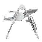 Стілець для годування MoMi YUMTIS Light Grey з 5-точковим ременем безпеки та 6-позиційною регулюванням висоти, фото 2