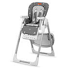 Стілець для годування MoMi YUMTIS Dark Grey з 5-точковим ременем безпеки та 6-позиційною регулюванням висоти, фото 2