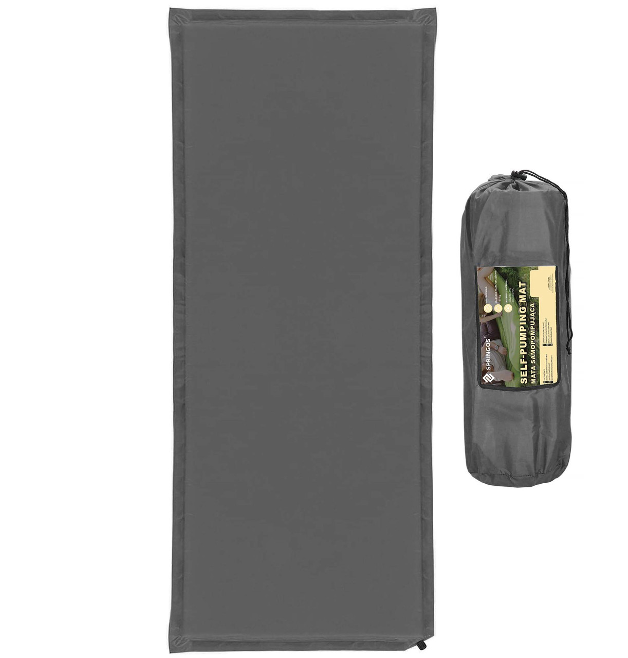 Килимок самонадувний Springos 180 x 50 x 2.55 см PM032