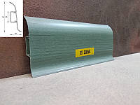 Плинтус напольный "Идеал комфорт" цвет Зелёный размер 2500х55х22.2мм