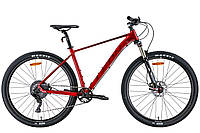Велосипед AL 29" Leon TN-40 AM Hydraulic lock out HDD рама-21" 2022 (красный с черным)