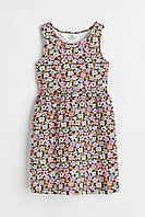 Летнее платье разноцветное в цветочный принт H&M 110/116, 122/128, 134/140см