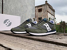 Чоловічі кросівки Saucony Jazz Original 2044-637s Green Olive зелені оливкові Оригінал, фото 3