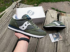 Чоловічі кросівки Saucony Jazz Original 2044-637s Green Olive зелені оливкові Оригінал, фото 4