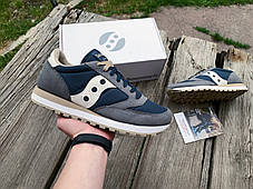 Чоловічі кросівки Saucony Jazz Original 2044-641s Dark Grey/Navy сірі Оригінал, фото 4