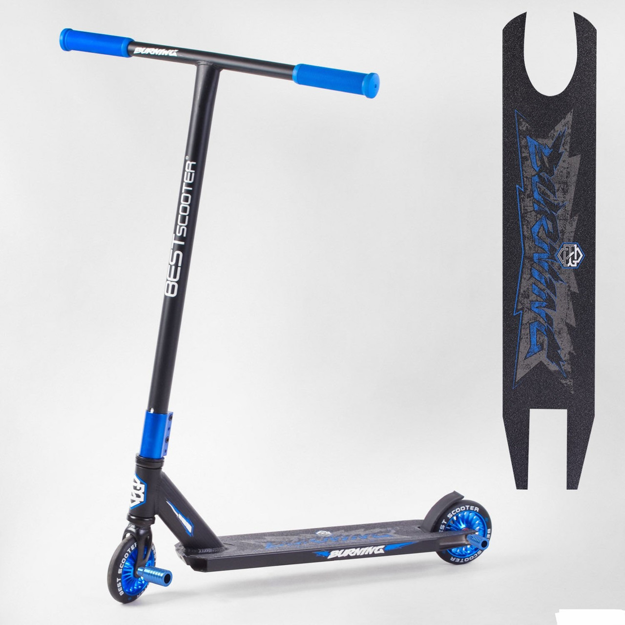 Самокат трюковий 14106 (1) "Best Scooter" HIC-система, ПЕГІ, колеса PU, d=110м, ширина руля - 53 см, висота