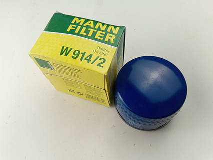Фільтр масляний ВАЗ 2108, MANN (W914/2) оригінал (2108-1012005)