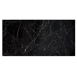 Самоклейна вінілова плитка чорний мармур 600*300*1,5 мм, ціна за 1 шт. (СВП-106-мат)