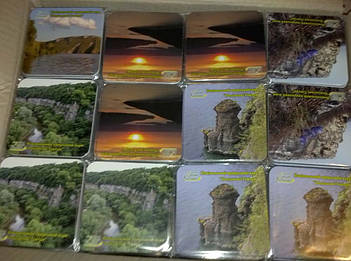 Сувенирные мягкие магниты на холодильник для НПП "Подільські Товтри" 2