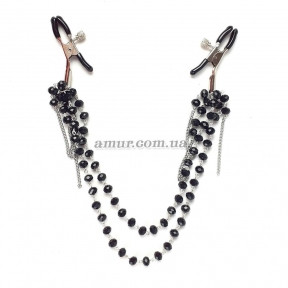 Затискачі для сосків Art of Sex — Nipple clamps Sexy Jewelry Black
