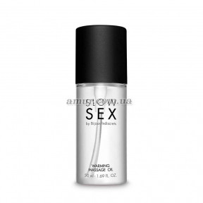 Розігрівальна їстівна масажна олія Bijoux Indiscrets Slow Sex Warming massage oil, фото 1