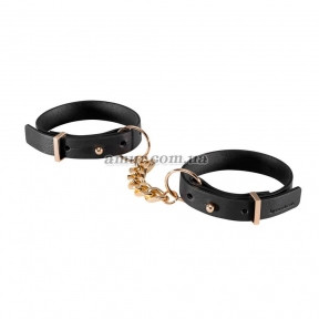 Наручники з екошкіри Bijoux Indiscrets Maze Thin Handcuffs Black