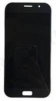 Дисплей Samsung A7 2017/A720, черный OLED с тачскрином