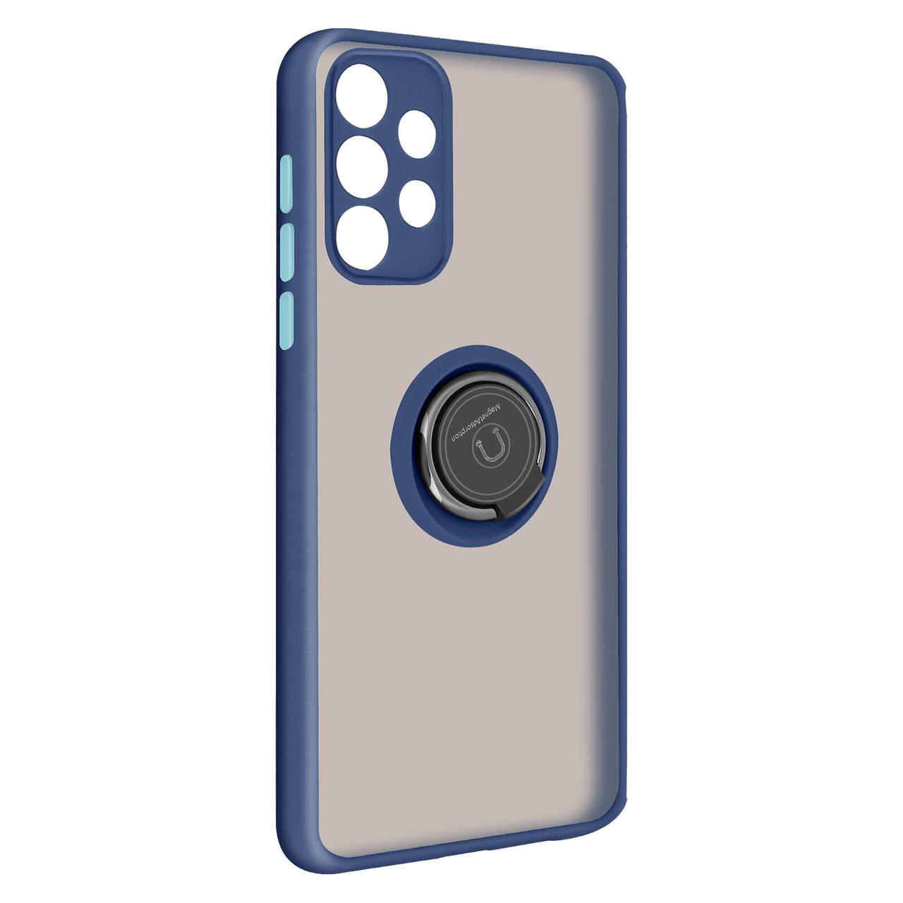 Чохол бампер GKK LikGus Magnetic Ring з підставкою для Samsung Galaxy A52 A52s 5G (2021) A526 Blue
