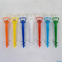 Бур для піску C 36396 (60) для кріплення парасольки, 43 см, 7 кольорів