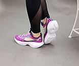 Жіночі кросівки Nike Vista Lite Beige літні у сітку весна-літо фіолетові. Живе фото. топ, фото 4