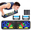 Компактний тренажер для віджимань JT-006 10 у 1 foldable push up board, фото 7