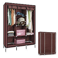 Тканевый складной шкаф для одежды и обуви 175х130х45 см Storage Wardrobe 88130 AN