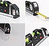 Лазерний рівень з рулеткою і лінійкою 4в1 Laser Level Pro 3, фото 5