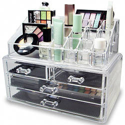 Настільний акриловий органайзер для косметики Cosmetic Storage Box, Бокс органайзер для косметики