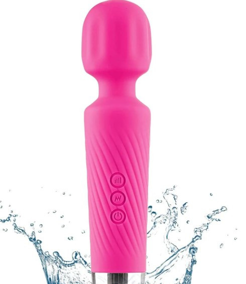 Ультрапотужний масажер 20 режимів вібрації+USB зарядка/Вібратор мікрофон, фото 1