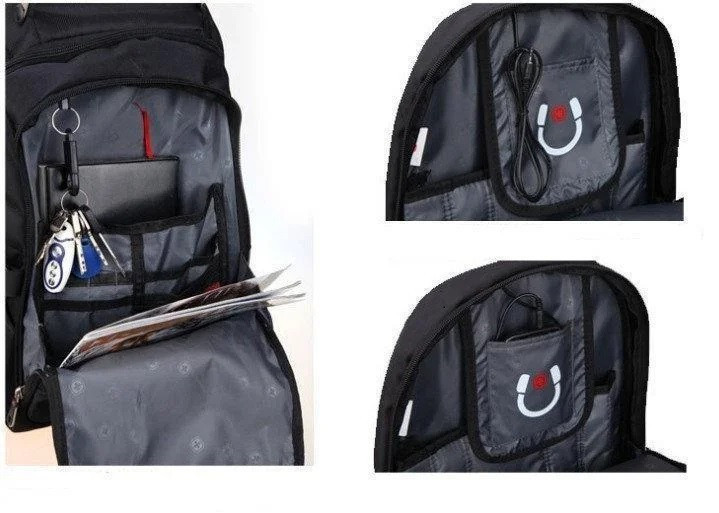 Универсальный рюкзак с карманом для ноутбука SwissGear водостойкий 36-55 литров до 25кг (женский/мужской), фото 1