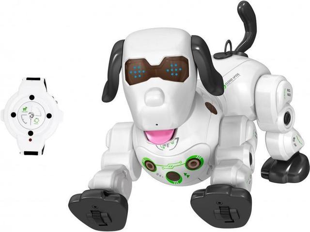 Інтерактивна іграшка собака робот Robot Dog 777-602 з пультом дистанційного керування у вигляді годинника