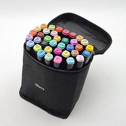 Набір маркерів 36 кольорів для малювання скетчинга Фломастери двосторонні