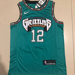 Вишивка чоловіча ретромайка Nike Morant No12 (Морант) команда Vancouver Grizzlies