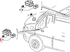 Кнопки склопідйомника лівих дверей  Fiat Ducato 230, Peugeot Boxer, Citroen Jumper (1994-2002), 6552GP, фото 5
