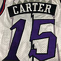 Mitchell@Ness біла чоловіча майка Carter No15 (Картер) команда Toronto Raptors NBA, фото 3