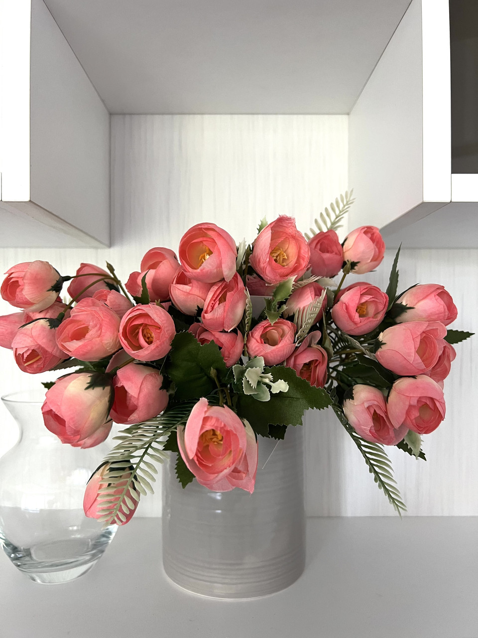 Штучний букет ранзинкулюсу (рожевий 30 см), фото 1