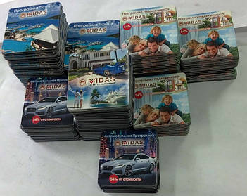 Рекламные виниловые магниты 63х63 мм 1