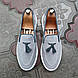 Чоловічі лофери замшеві сірого кольору. Обирайте класне взуття на щодень!, фото 8