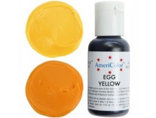 ГЕЛЕВЫЙ КРАСИТЕЛЬ "EGG YELLOW" (ЯИЧНО-ЖЕЛТЫЙ) "AMERICOLOR" 21 ГР.