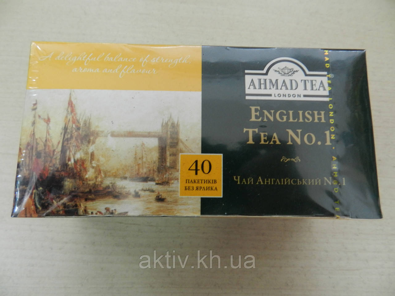 Чай Ахмад Англійський No1 40 пакетиків, фото 1