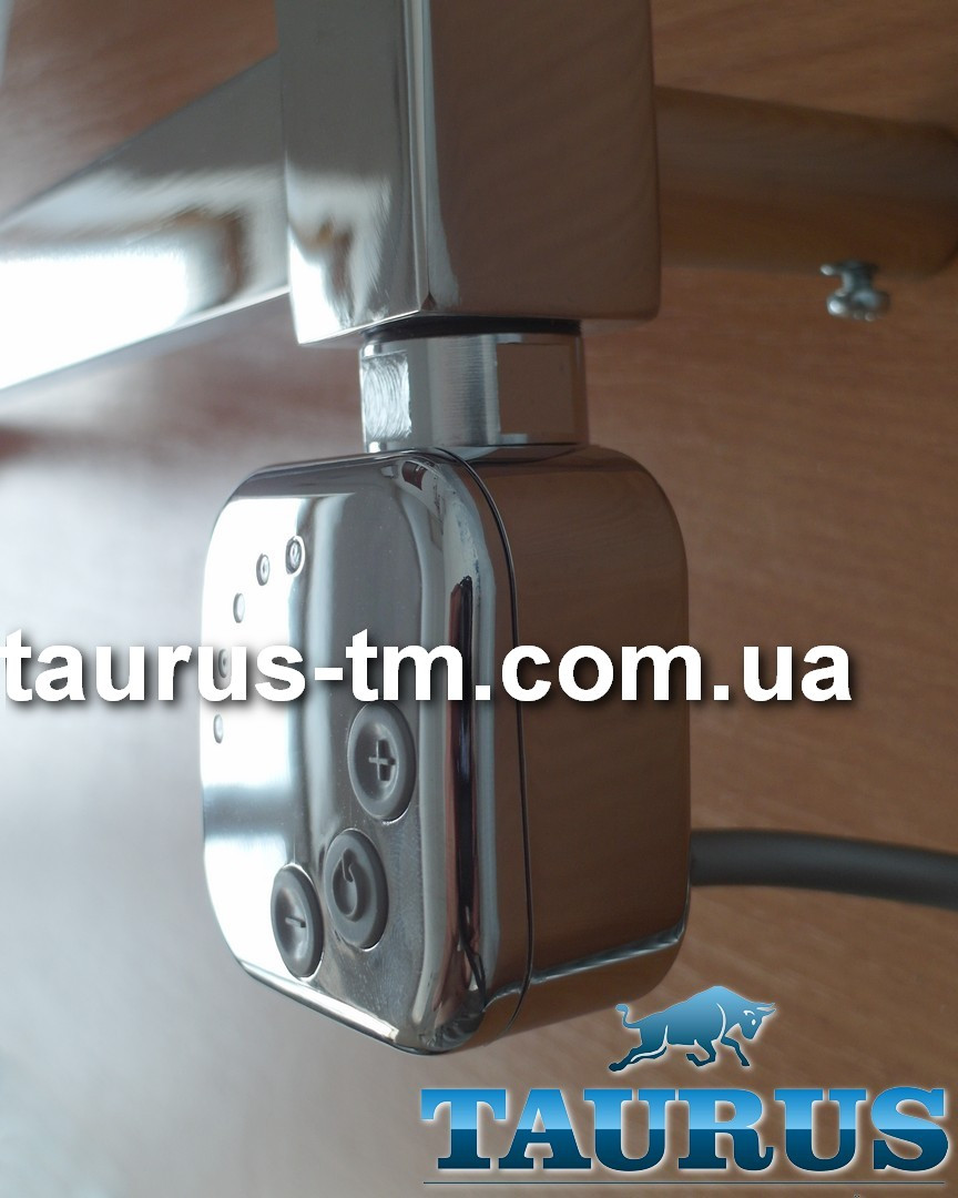 ТЭН HeatQ chrome квадратный, регулятор 30-60С + таймер 2ч. + LED для полотенцесушителя; Поворотный; Польша 1/2 - фото 7 - id-p47860572