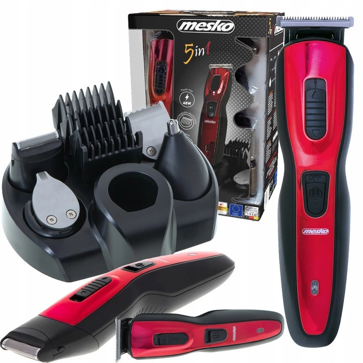 Машинка для стриження, тример Mesko MS 2931 5в1 (акумулятор, 48 Вт, Польща), фото 1