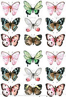 Вафельна картинка Метелики No2