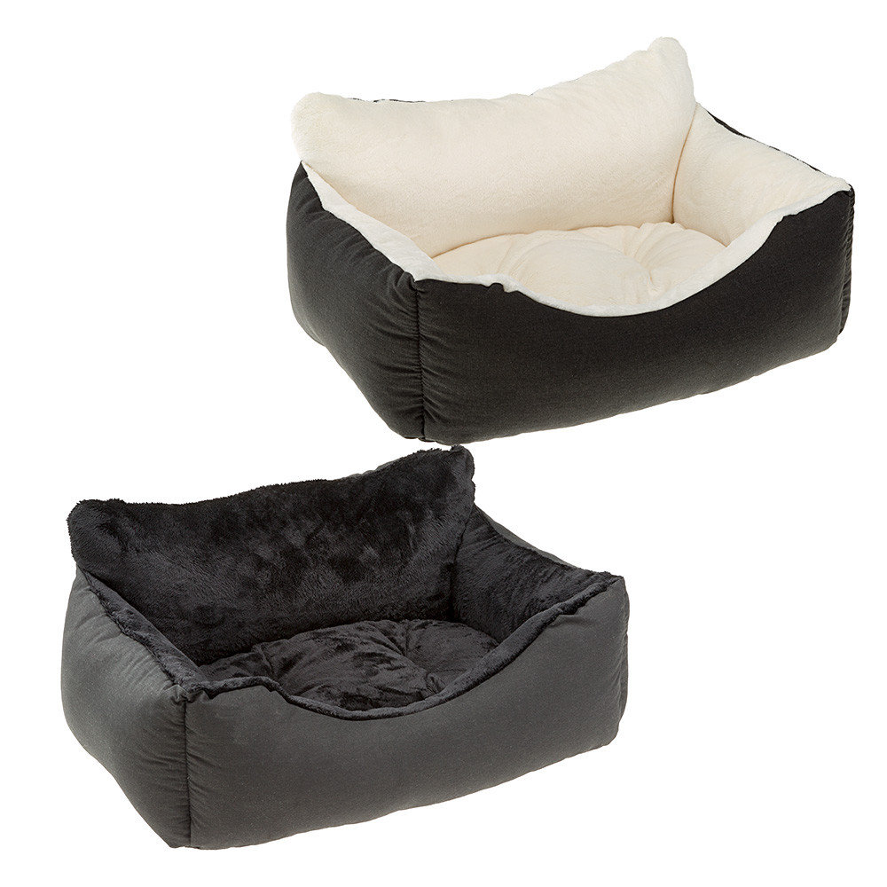 Лежанка-гніздо для котів та маленьких собак 55 x 45 x h 26 см Ferplast COCCOLO DELUXE 50