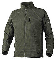 Флісова куртка HELIKON-TEX ALPHA TACTICAL GRID FLECE Olive Green (BL-ALT-FG-0)