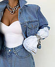 Жіноче боді стильне мікродайвінг Fashion біле Annver, фото 9