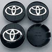 Ковпачки в диски Toyota 52*56 мм чорні