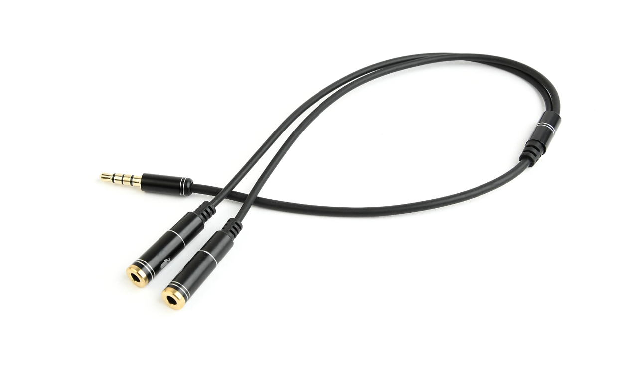 Перехідник 3.5 jack 2 x 3.5 jack Cablexpert (CCA-417M)