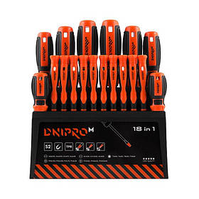 Набір викруток із підставкою Dnipro-M S2 18 шт.