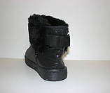 Жіночі зимові уги екошкіра бант облямівка розмір 40, фото 2