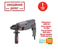 Прямой перфоратор INTERTOOL DT-0185 1000 Вт, 3.5 Дж, 0-1300 об/мин, 0-5100 уд/мин, 3 режима, SDS plus