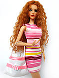 Одяг для ляльок Барбі Barbie - сукня і сумочка, фото 5