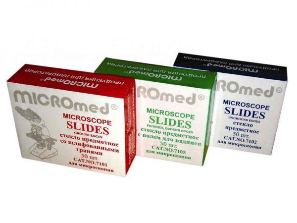 Скло предметне MICROmed 7102 уп. 50 шт